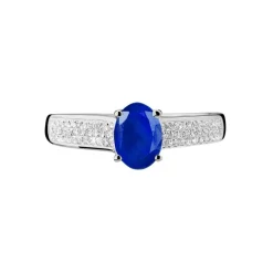 Histoire d'Or Bague Crista Or Blanc Saphir Et Diamant Online
