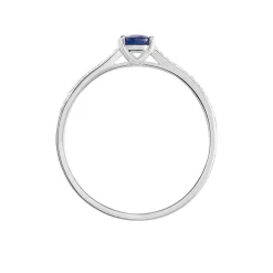 Histoire d'Or Bague Crista Et Diamant or blanc saphir Clearance