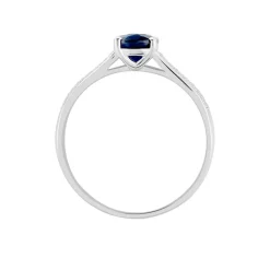 Histoire d'Or Bague Crista Et Diamant or blanc saphir