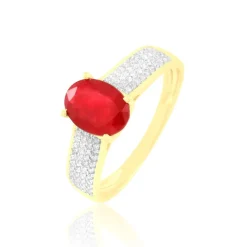 Histoire d'Or Bague Crista Et Diamant or jaune rubis Online
