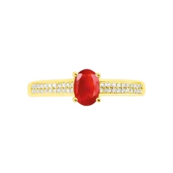 Histoire d'Or Bague Crista Et Diamant or jaune rubis Online