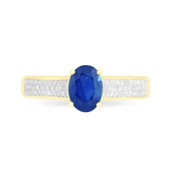 Histoire d'Or Bague Crista Et Diamant or jaune saphir Clearance