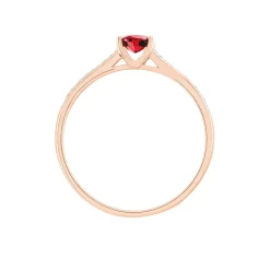 Histoire d'Or Bague Crista Or Rose Rubis Et Diamant Sale