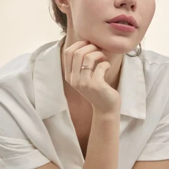 Histoire d'Or Bague Cupidon Or Blanc Diamant Online