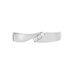 Histoire d'Or Bague Daphne Or Blanc Diamant Outlet