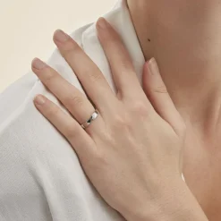 Histoire d'Or Bague Daphne Or Blanc Diamant Outlet