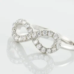 Histoire d'Or Bague Davila Argent Blanc Oxyde De Zirconium Sale