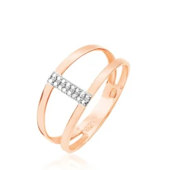 Histoire d'Or Bague Deborah Or Rose Diamant Best