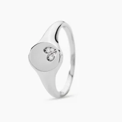 Histoire d'Or Bague Declaration De Zirconium argent blanc oxyde Clearance