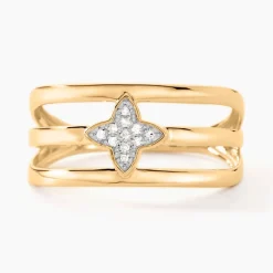 Histoire d'Or Bague Delicatesse Or Jaune Diamant