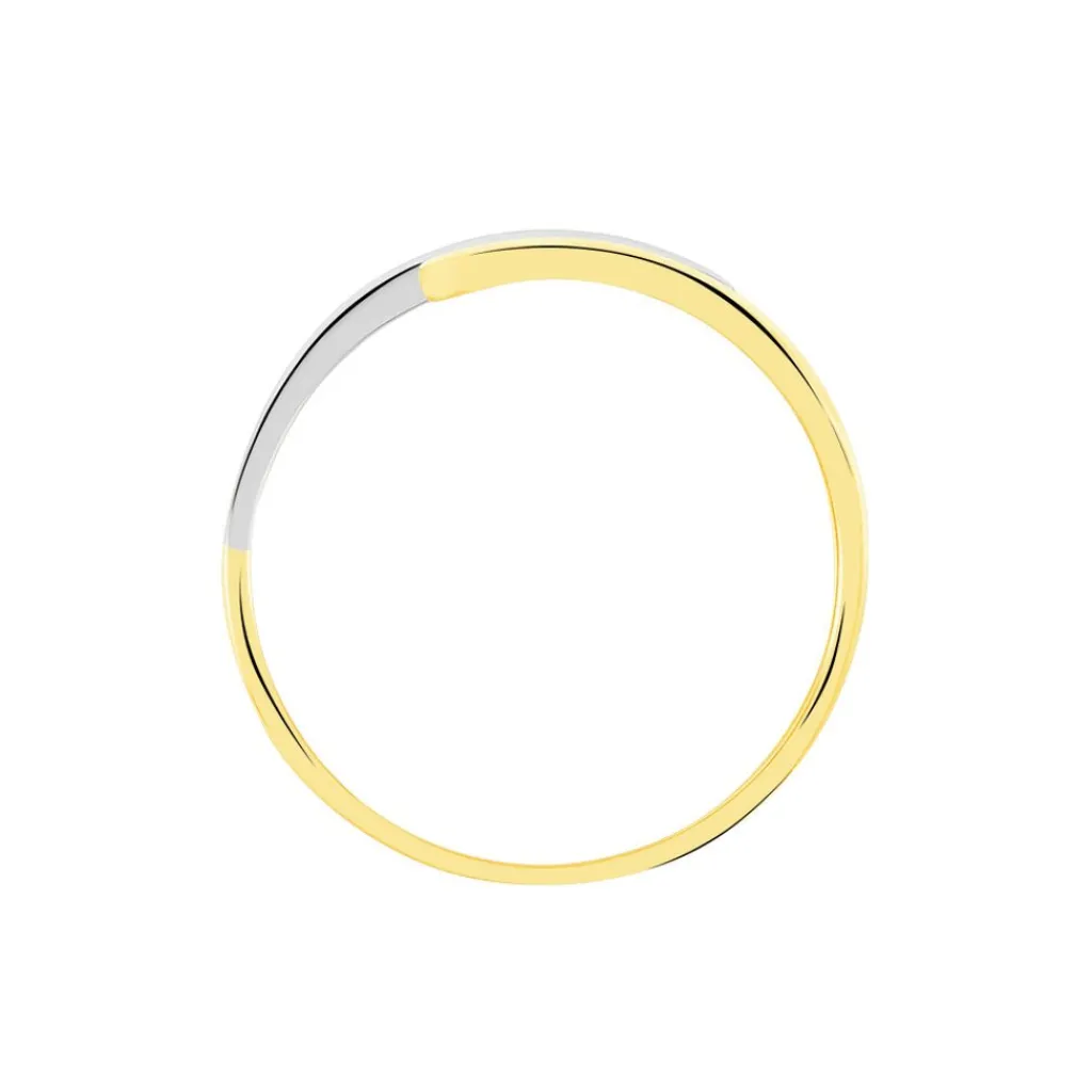Histoire d'Or Bague Delphine or bicolore diamant Outlet