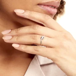 Histoire d'Or Bague Delphine or blanc diamant