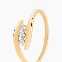 Histoire d'Or Bague Delphine or jaune diamant Online