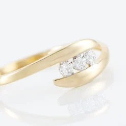 Histoire d'Or Bague Delphine or jaune diamant Online