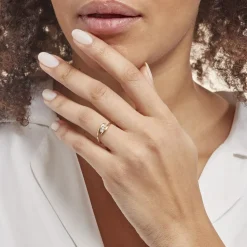 Histoire d'Or Bague Delphine or jaune diamant Online