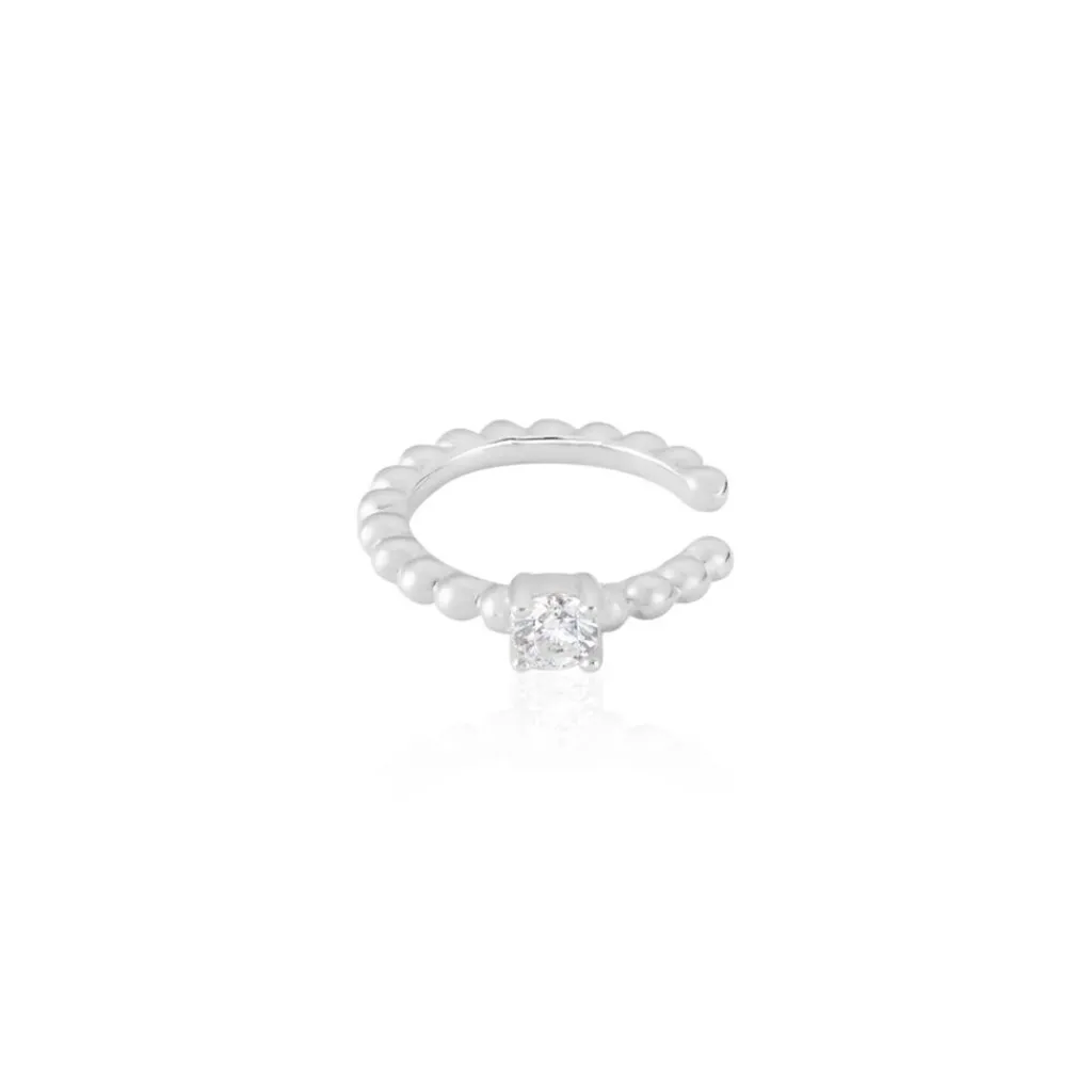 Histoire d'Or Bague D'hélix Unitaire Alix Argent Blanc Oxyde De Zirconium Sale