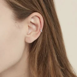 Histoire d'Or Bague D'hélix Unitaire Alix Argent Blanc Oxyde De Zirconium Sale