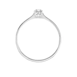 Histoire d'Or Bague Diamotion or blanc diamant