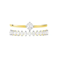 Histoire d'Or Bague Dolfina Or Jaune Oxyde De Zirconium Discount
