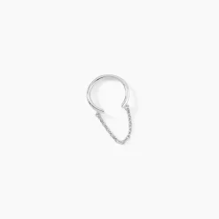 Histoire d'Or Bague D'oreille Unitaire Sara Argent Blanc Online