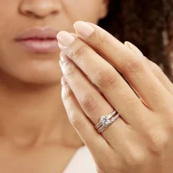 Histoire d'Or Bague Double Jeu De Zirconium plaqué or jaune oxyde Discount