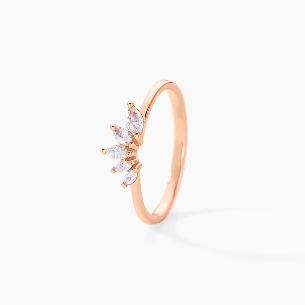 Histoire d'Or Bague Duchesse De Zirconium argent rose oxyde Clearance