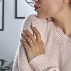 Histoire d'Or Bague Eclat Argent Blanc Oxyde De Zirconium Sale