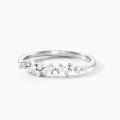 Histoire d'Or Bague Eclat D'Aurore Argent Blanc Oxyde De Zirconium Discount
