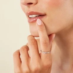 Histoire d'Or Bague Eclat D'Aurore Argent Blanc Oxyde De Zirconium Discount