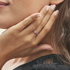 Histoire d'Or Bague Edem Or Rose Diamant Hot