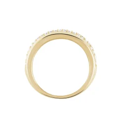 Histoire d'Or Bague Edenne Plaqué Or Jaune Oxyde De Zirconium Hot