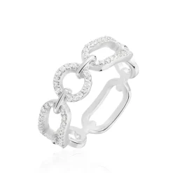 Histoire d'Or Bague Ela Argent Blanc Oxyde De Zirconium Sale
