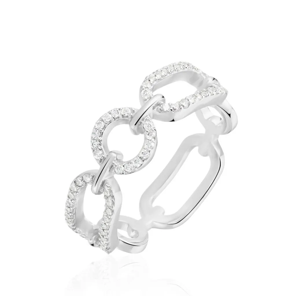 Histoire d'Or Bague Ela Argent Blanc Oxyde De Zirconium Sale