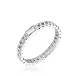 Histoire d'Or Bague Eldi Argent Blanc Oxyde De Zirconium Best