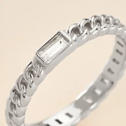 Histoire d'Or Bague Eldi Argent Blanc Oxyde De Zirconium Best