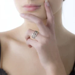 Histoire d'Or Bague Eleonore or blanc diamant Clearance