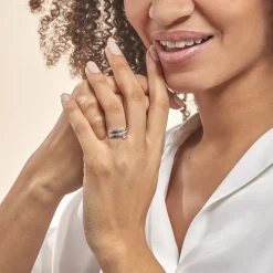 Histoire d'Or Bague Eleonore or blanc diamant Sale