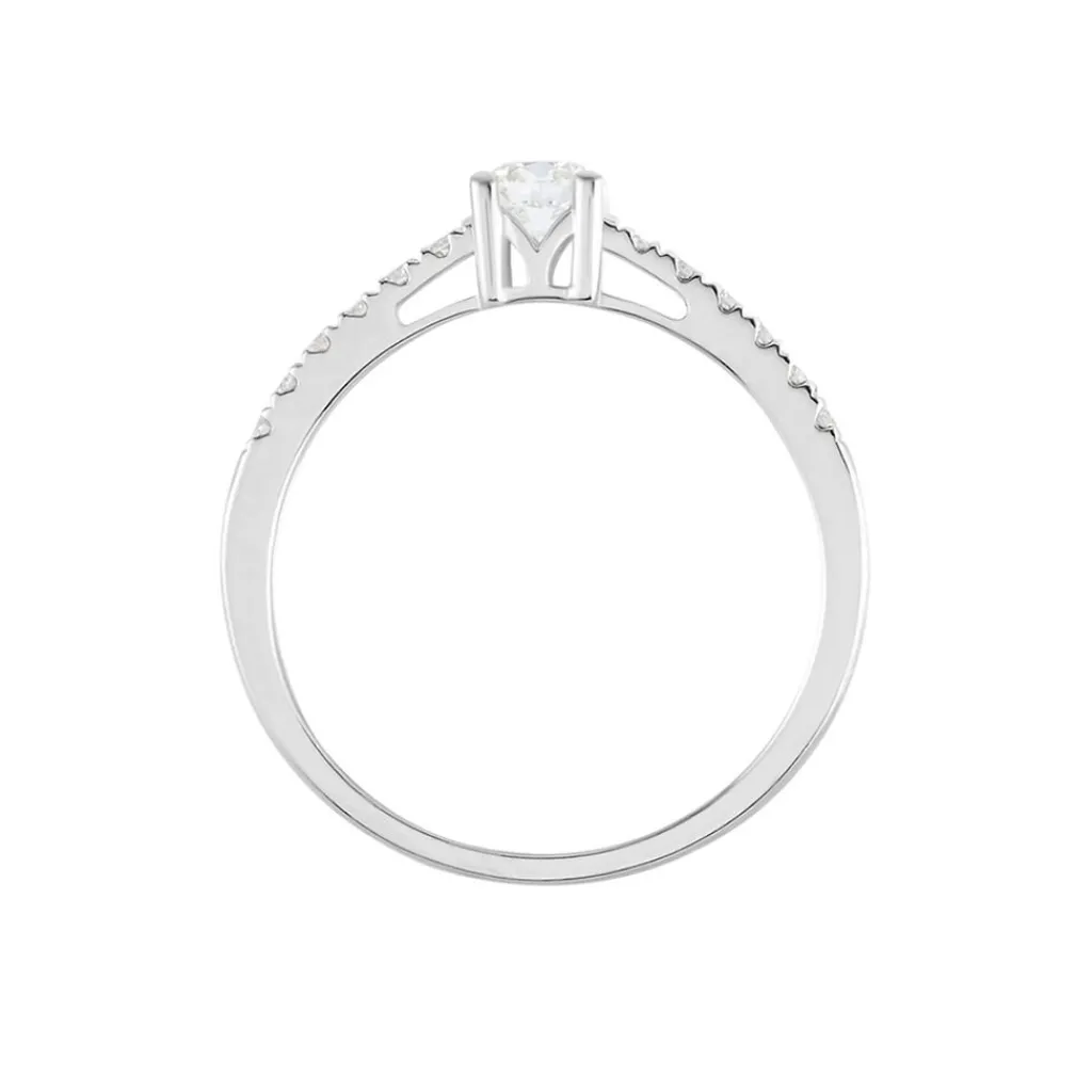 Histoire d'Or Bague Eliisa Or Blanc Diamant Discount