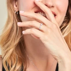 Histoire d'Or Bague Eliisa Or Blanc Diamant New