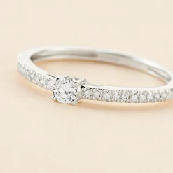 Histoire d'Or Bague Eliisa Or Blanc Diamant Hot