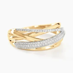 Histoire d'Or Bague Elodea or jaune diamant