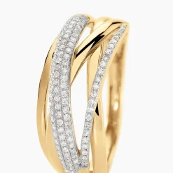 Histoire d'Or Bague Elodea or jaune diamant