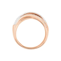 Histoire d'Or Bague Elodea or rose diamant
