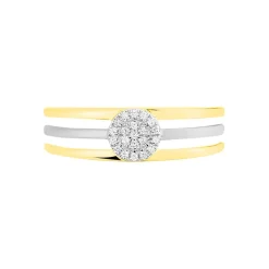 Histoire d'Or Bague Elsa Or Bicolore Diamant Sale