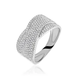 Histoire d'Or Bague Elyne Or Blanc Diamant Online