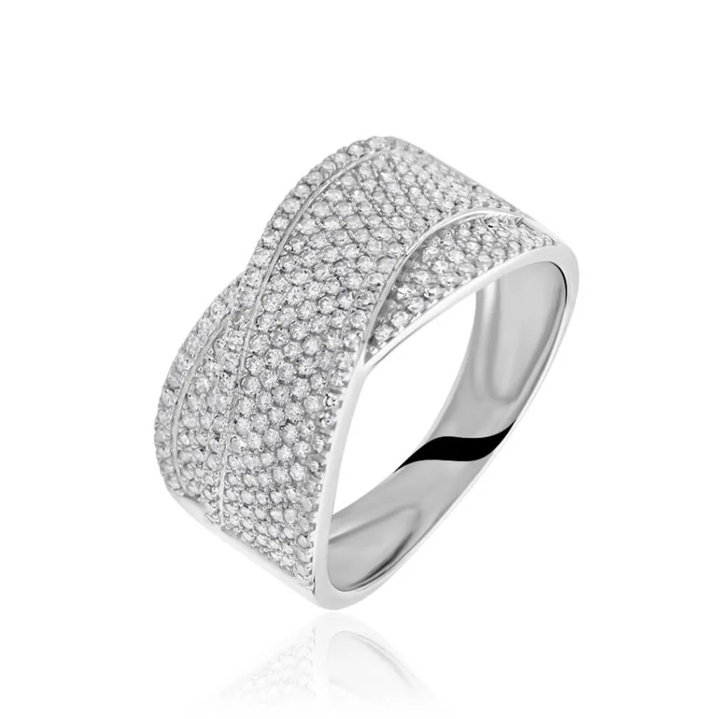 Histoire d'Or Bague Elyne Or Blanc Diamant Online