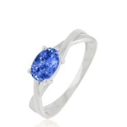 Histoire d'Or Bague Emeline Or Blanc Saphir Online