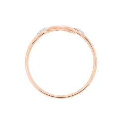Histoire d'Or Bague Emelyne Or Rose Diamant New