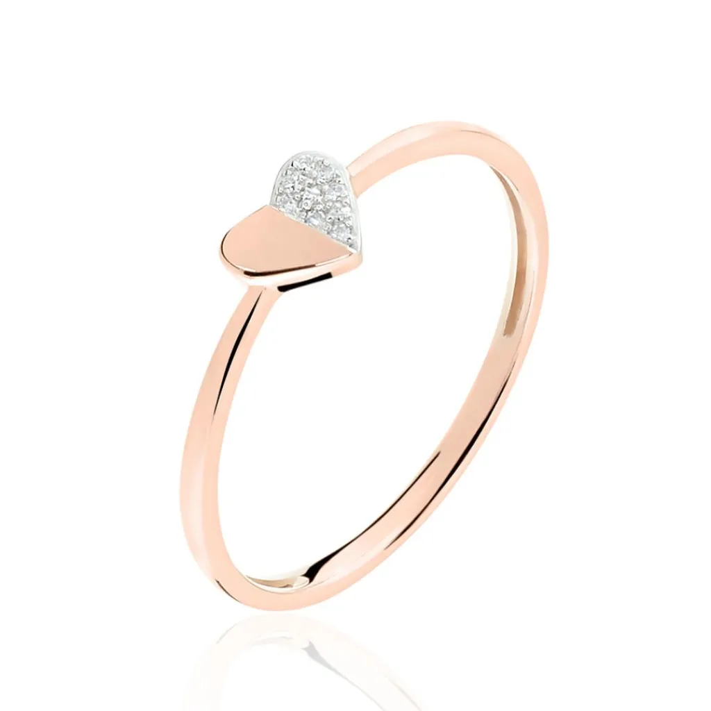 Histoire d'Or Bague Emilia Or Rose Diamant Discount