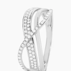 Histoire d'Or Bague Emilie or blanc diamant Best